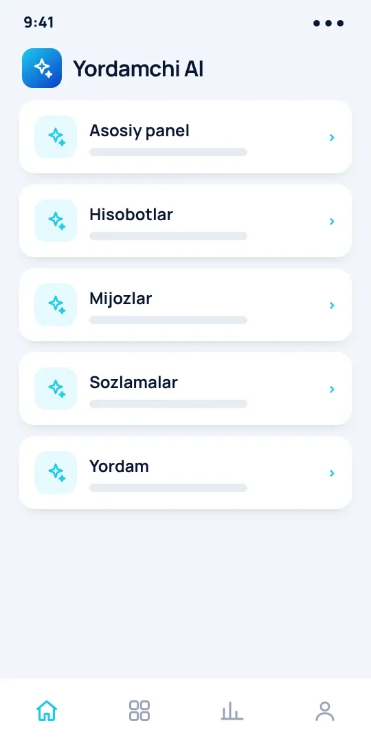 Yordamchi AI — o'zbekcha ChatBot — 2