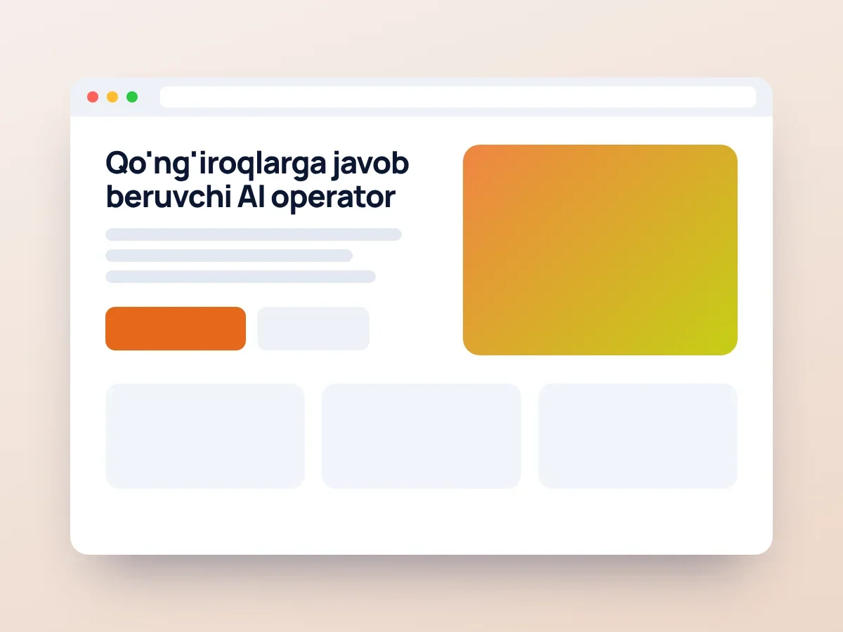 Aqlli Yechim AI — Portfolio 4