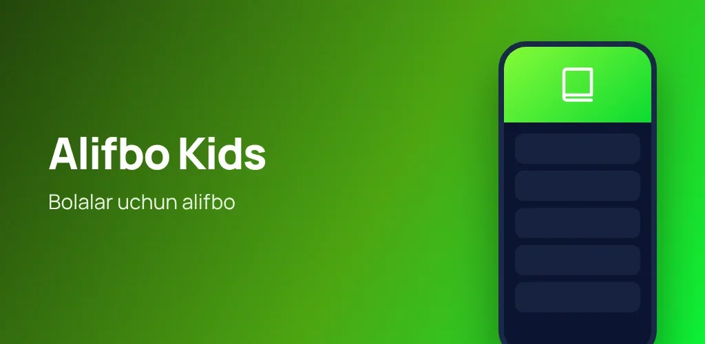 Alifbo Kids — bolalar uchun alifbo