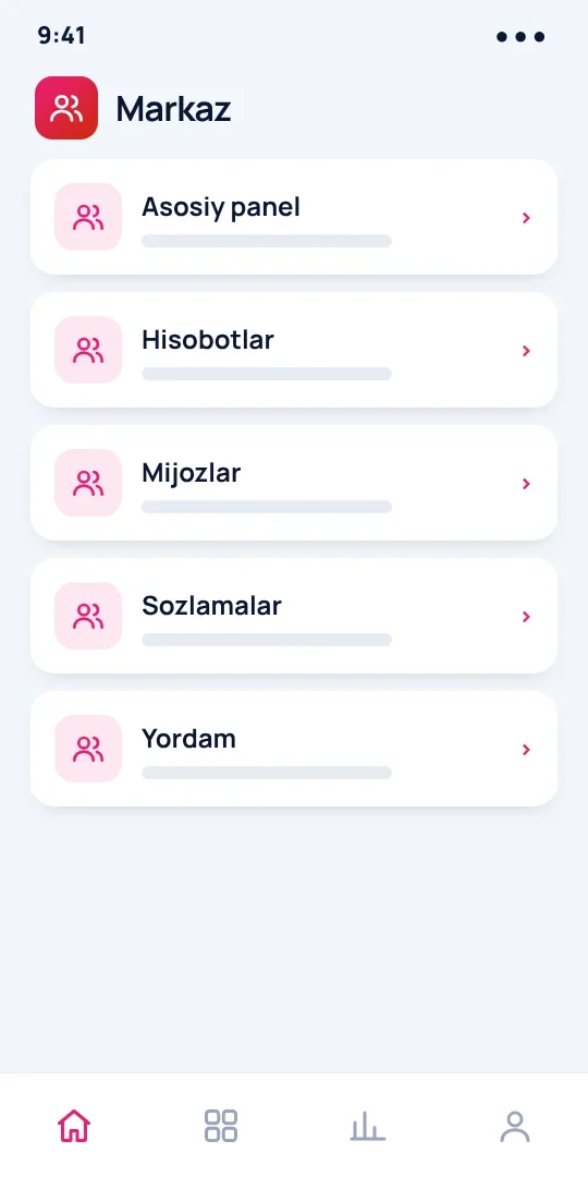 Markaz — o'quv markazlar uchun CRM — 2