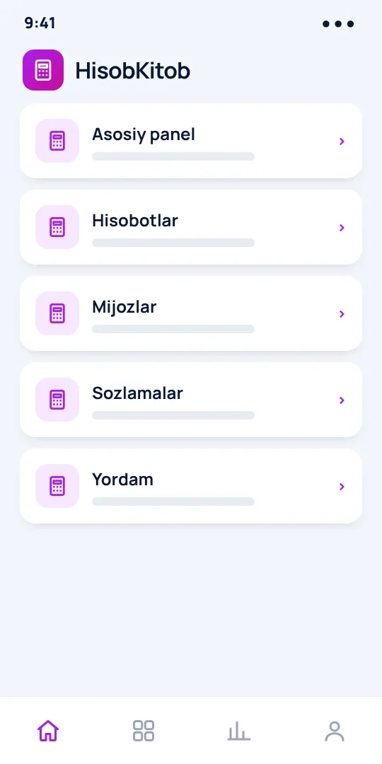 HisobKitob — kirim-chiqim hisobi — 2