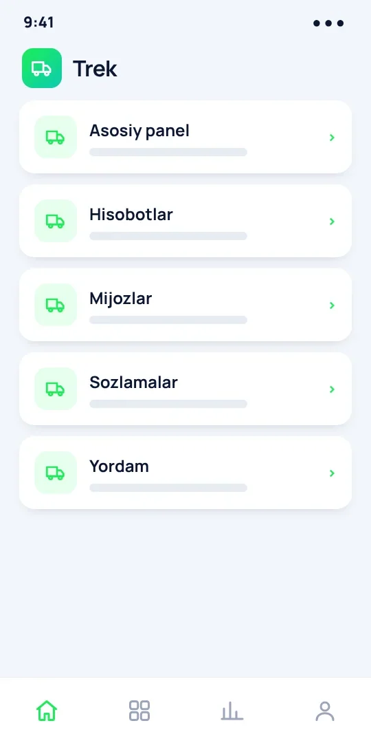 Trek — jo'natmani kuzatish — 2