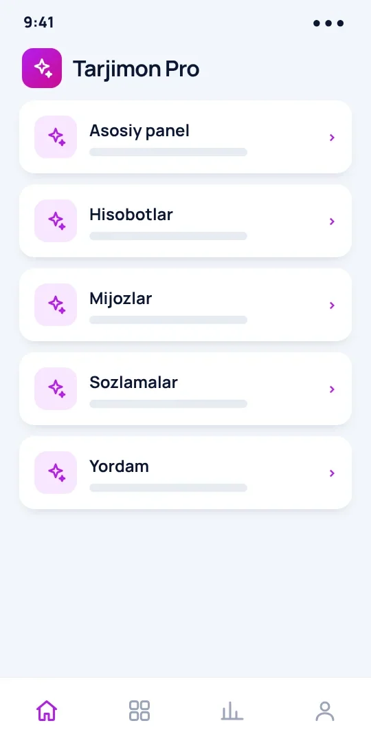 Tarjimon Pro — uz/ru/en tarjima — 2