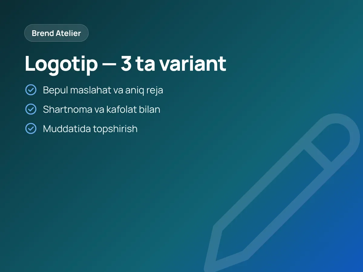 Logotip — 3 ta variant