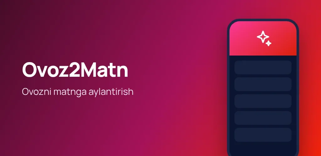 Ovoz2Matn — ovozni matnga aylantirish