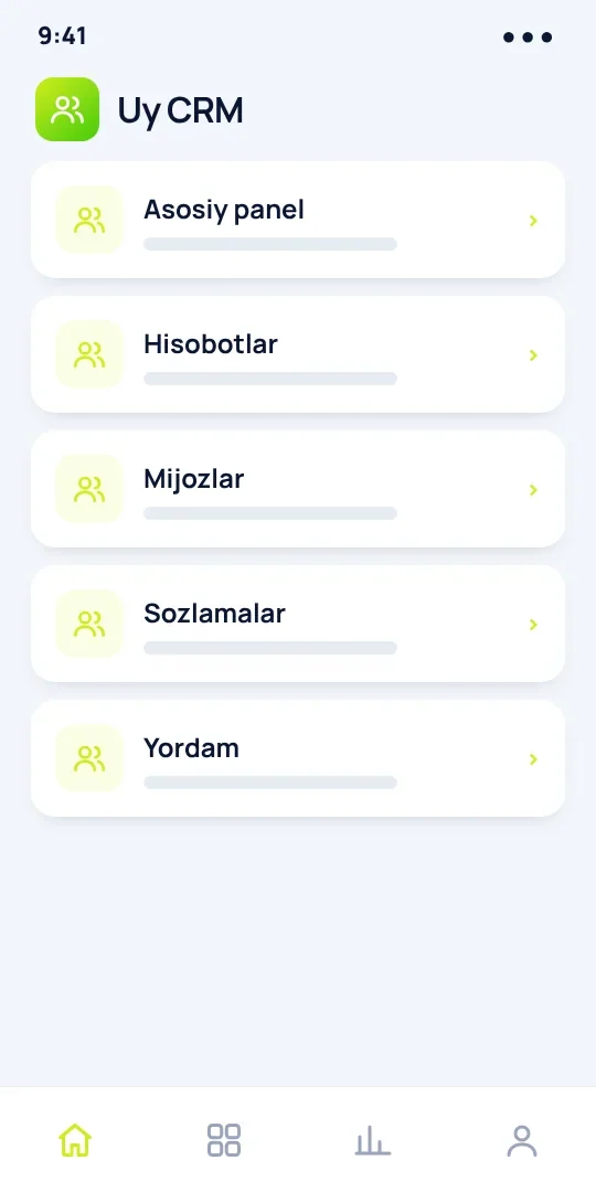 Uy CRM — rieltorlar uchun — 2