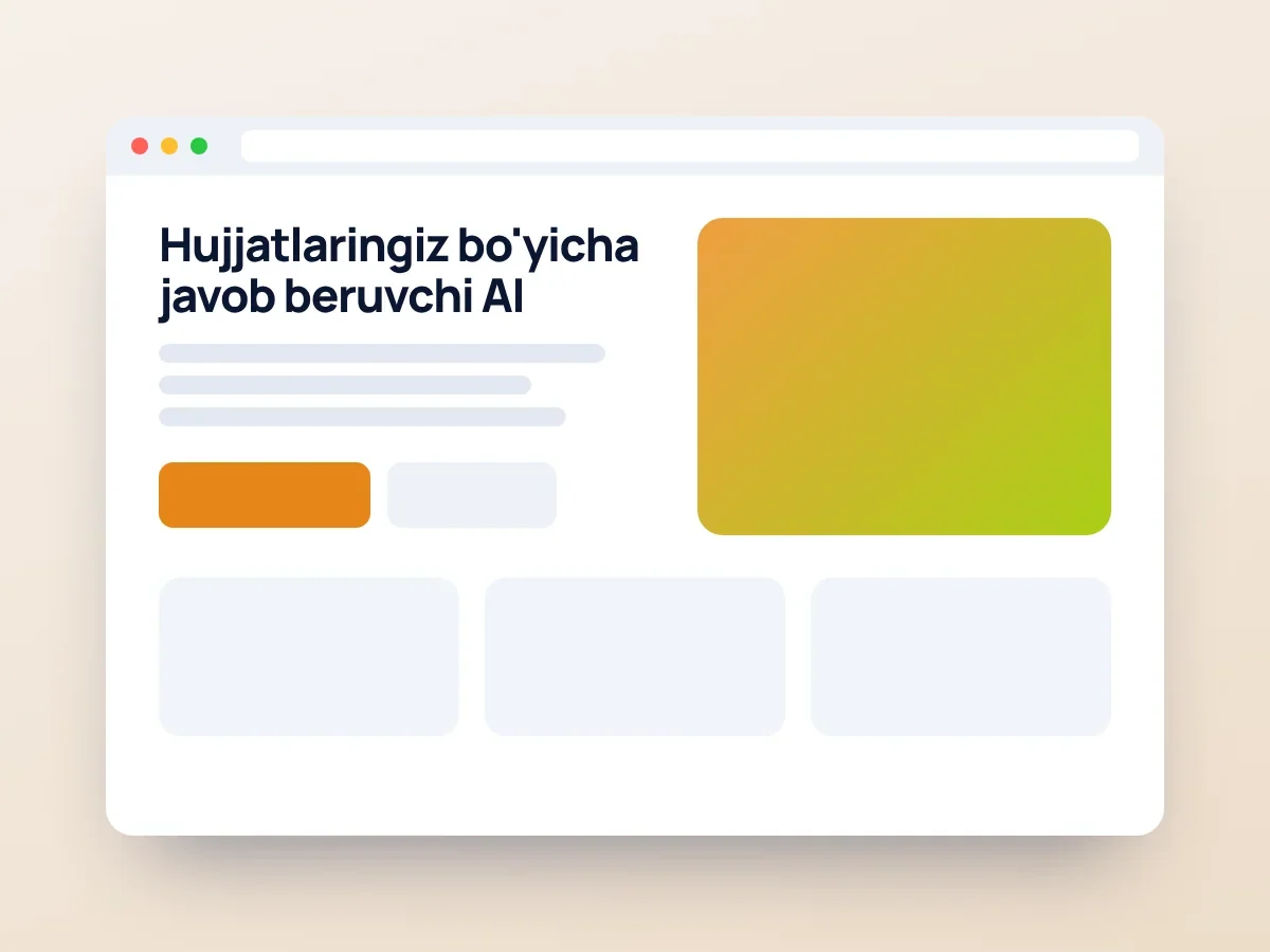 Aqlli Yechim AI — Portfolio 5